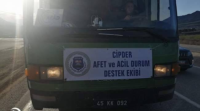 Büyükşehir'den Afet Bölgesine Takviye Filo