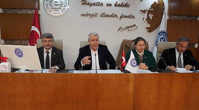 Ege Üniversitesi Senatosu deprem gündemiyle acil toplandı