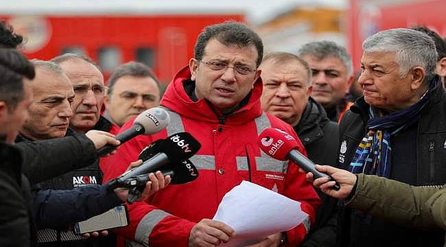 İBB, tüm imkanlarını deprem bölgesi için seferber etti 