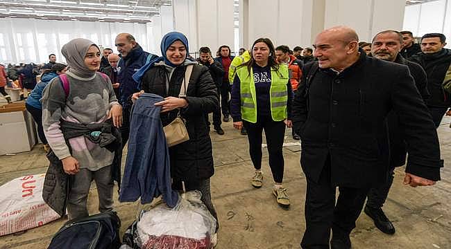 İzmir'de deprem dayanışması için 41 milyon lirayı aşan destek 