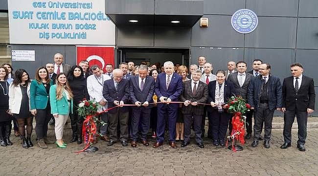 EÜTF'nin KBB Polikliniği Karşıyaka'da törenle açıldı