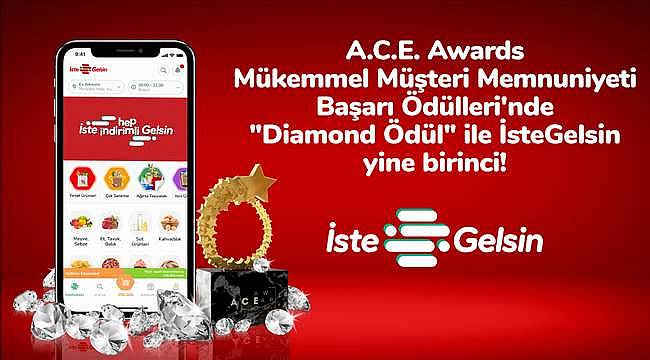 İsteGelsin üst üste ikinci kez "Diamond" ödülünün sahibi oldu