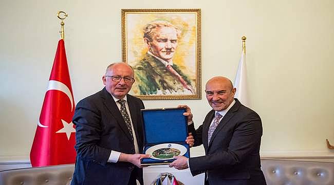 Başkan Soyer, Belçika'nın Ankara Büyükelçisi'ni ağırladı