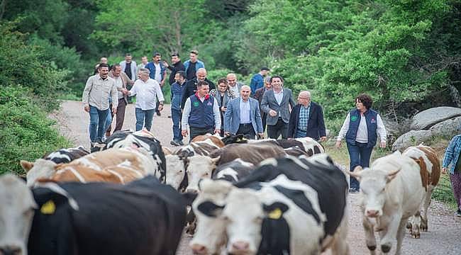 Bergama'da yayla yolculuğu başladı 