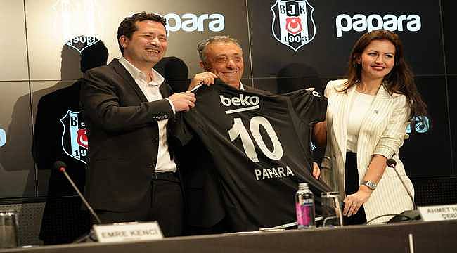 Beşiktaş Futbol A Takımı'nın konç ve kol sponsoru Papara oldu 