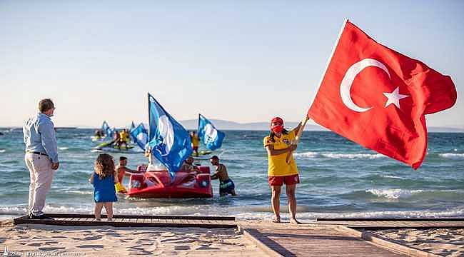 Dünya Çevre Günü'nde İzmir'den güzel haber: Mavi Bayraklı Halk Plajı Sayısı 40'a Çıktı