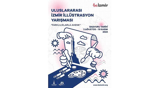 Büyükşehir, "İzmir'e Renk Ol" adıyla İllüstrasyon Yarışması düzenliyor 