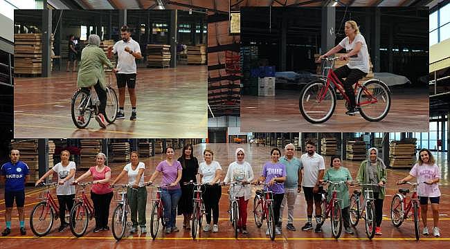 Beylikdüzü'nde kadınlara özel bisiklet eğitimi
