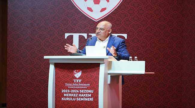 Büyükekşi, MHK Yaz Semineri'nde konuştu: "Türk futboluna güveni hep beraber inşa edeceğiz"
