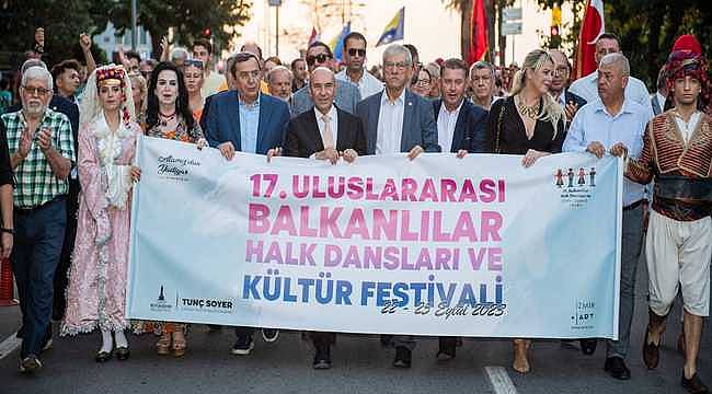 17'nci Balkanlılar Halk Dansları ve Kültür Festivali başladı 