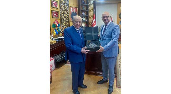 Başkan Ergün, MHP Lideri Devlet Bahçeli'yi ziyaret etti