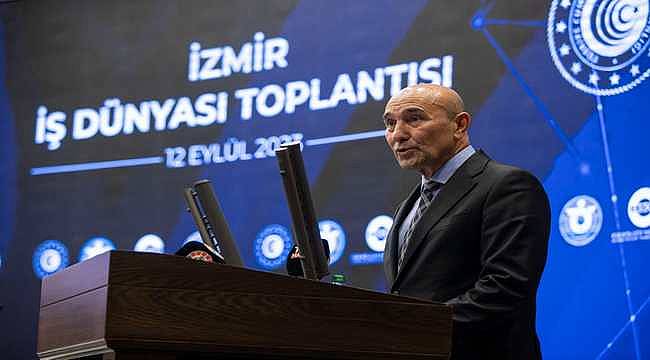 Başkan Soyer, İzmir İş Dünyası toplantısında konuştu: Güçlü gelecek için sosyal, siyasal, ekonomik ve ekolojik reform çağrısı 