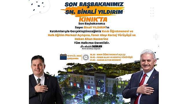 Son Başbakan Binali Yıldırım 'Kınık Hasat Festivali Finali'nde..