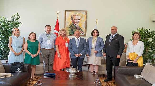 Soyer, Ukrayna heyetini ağırladı