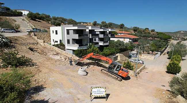 Foça'nın altyapı ağı genişliyor