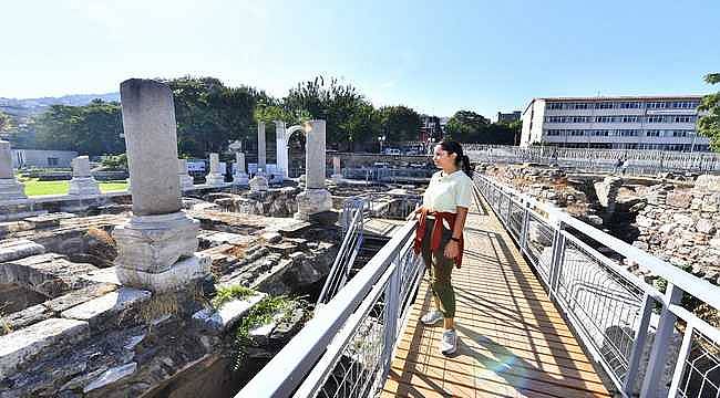 Turistler, Agora Ören Yeri'ndeki tarihe yakından tanıklık edecek 