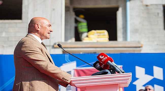 İzmir Büyükşehir Belediyesi'nin Halk Konut projesi hızla ilerliyor