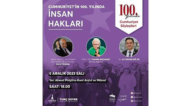 "Cumhuriyetin 100. yılında İnsan Hakları" Apikam'da konuşulacak