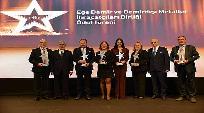 Demir ve demirdışı metaller sektöründe ihracat yıldızlarının gurur gecesi