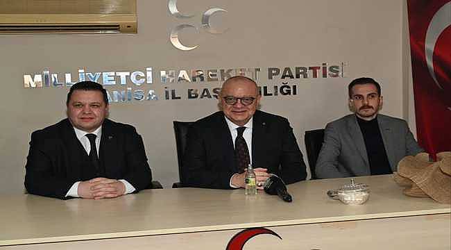 Başkan Ergün MHP İl Teşkilatıyla Bir Araya Geldi