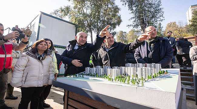 Belediye çalışanları ve dar gelirli aileler için toplu konut projesi hızla yükseliyor