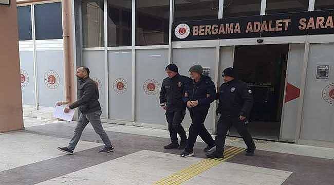 Bergama'da uyuşturucu tacirinin evine polis baskını