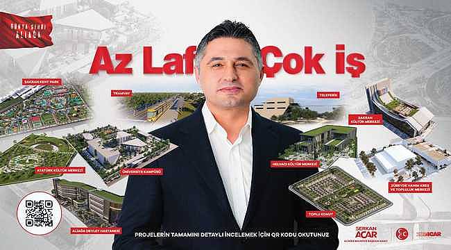Başkan Serkan Acar, Aliağa'yı Dünya Şehri Yapacak Projelerini Tanıttı