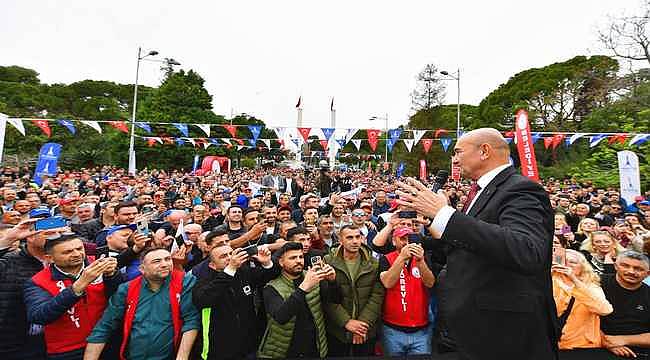 Başkan Soyer: "Bu kavga da bitmez bu sevda da" 