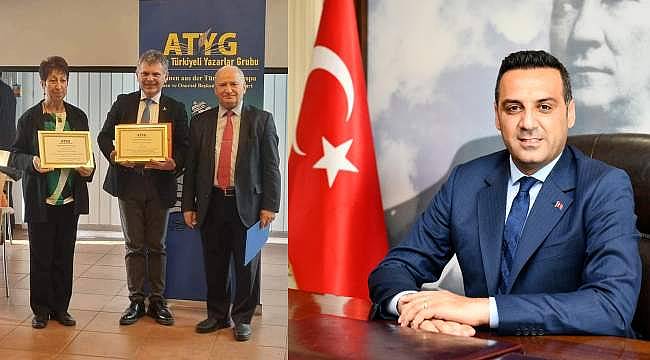 Avrupa Türkiyeli Yazarlar Grubu'ndan Çiğli'ye ödül