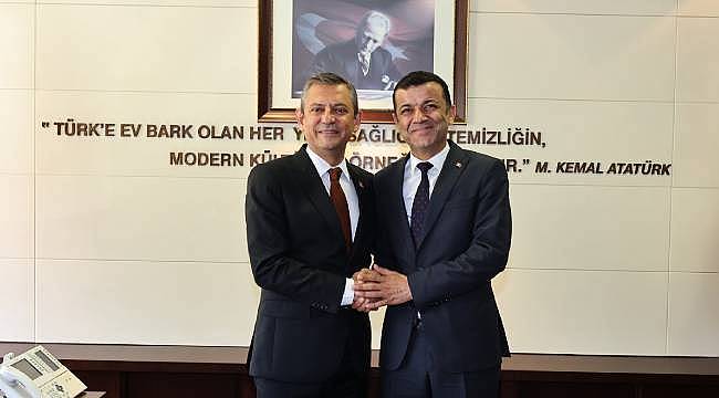CHP lideri Özel'den Başkan Çavuşoğlu'na ziyaret