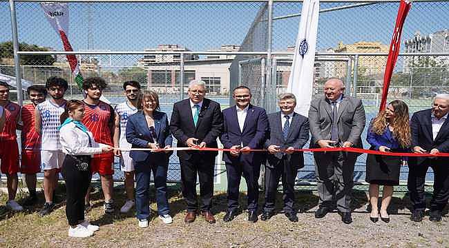 Ege Üniversitesi Aliağa MYO'ya SOCAR Türkiye iş birliğinde modern spor tesisi kazandırıldı