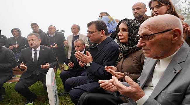 İmamoğlu bayram ziyareti için memleketi Trabzon'da