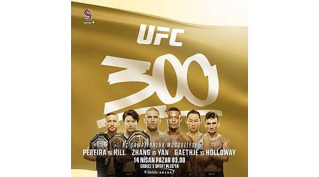 UFC 300 Canlı Yayınla Sadece S Sport Plus'ta