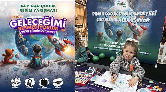 Uluslararası Pınar Çocuk Resim Yarışması'na başvurular devam ediyor