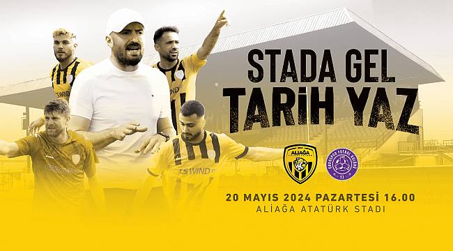 Başkan Acar Aliağalıları Tribünlere Çağırdı: "Stadyumu Doldurarak Tarih Yazalım!"