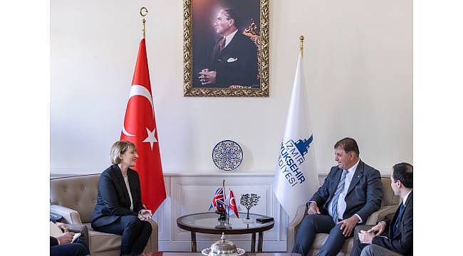 Başkan Tugay Birleşik Krallık Türkiye Büyükelçisi'ni ağırladı