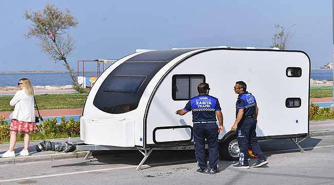 Karşıyaka'da karavanlar kaldırılıyor