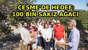 Çeşme Belediyesi'nden Sakız Ağacı Ağaçlandırma Projesi: 5 Yılda 100 Bin Ağaç