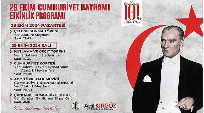 Dikili'de Cumhuriyet Bayramı Coşkusu: İşte Etkinlik Programı