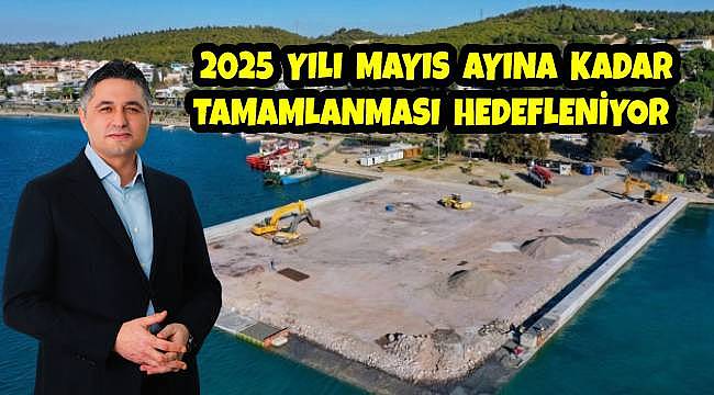 Aliağa Yolcu İskelesi Çalışmaları Hızla Devam Ediyor, Proje 2025'te Tamamlanacak