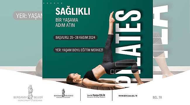 Bergama Belediyesi'nden Kadınlara Özel Pilates Kursu