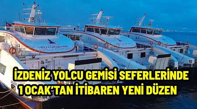 İzmir'de Deniz Ulaşımında Değişiklik: 1 Ocak'tan İtibaren Yeni Sefer Saatleri