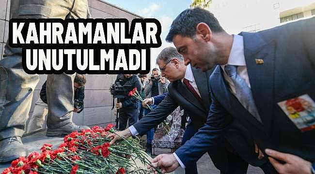 Kahraman Şehitler Fethi Sekin ve Musa Can İçin İzmir'de Anma Töreni Düzenlendi