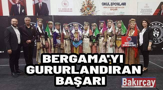 Bergama Spor Kulübü Halk Oyunları Ekibi, İzmir İl Şampiyonu Oldu