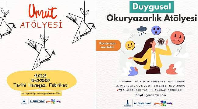 Büyükşehir'den gençlere ücretsiz iki atölye daha