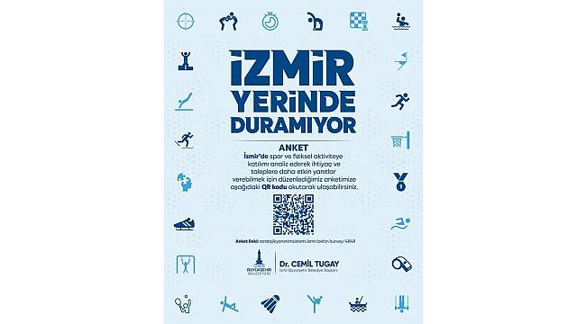 İzmir'de Her Yaştan Vatandaş Spor Taleplerini Anketle Belirliyor