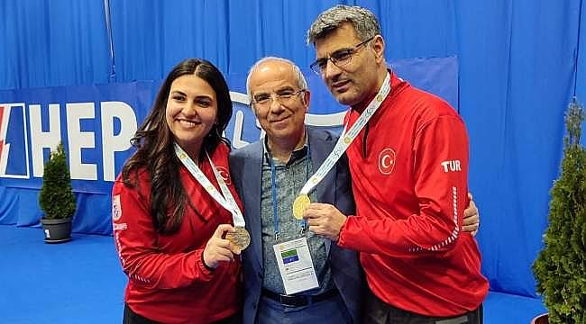 Yusuf Dikeç ve Şevval İlayda Tarhan Avrupa'nın Zirvesinde