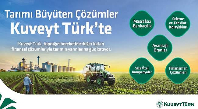 Kuveyt Türk, "Tarımı Büyüten Çözümler" mottosuyla Konya Tarım Fuarı'nda