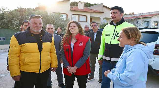 Çeşme'de sezon öncesi yoğun mesai!