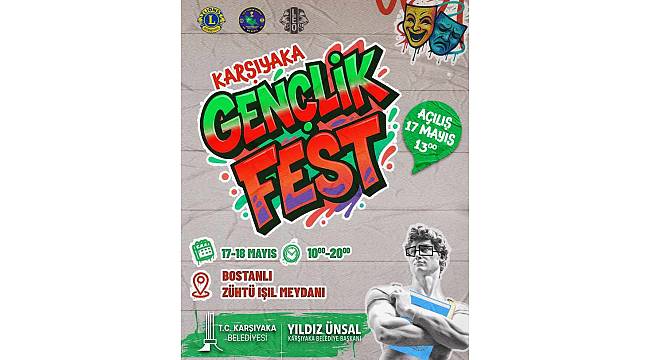 Karşıyaka'da 19 Mayıs "Gençlik Festivali' ile kutlanacak